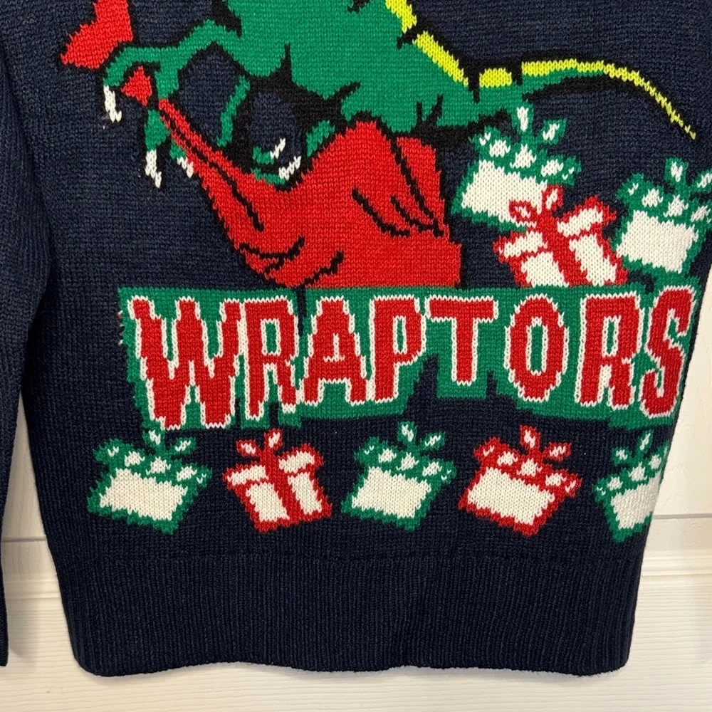 NWT Kids Dinosaur Holiday Sweater